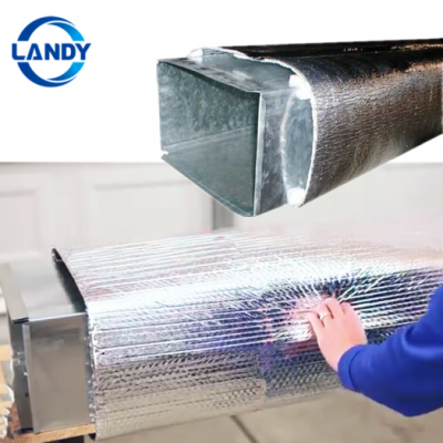 Pipe Sandwich Aluminum Foil Reflective Isolator Insulation Heat Reflective Material For Pipe Isolation,Insulated Duct Liner